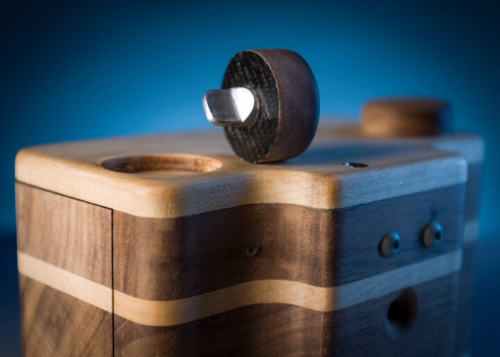 Winding mechanism for Camera obscura.